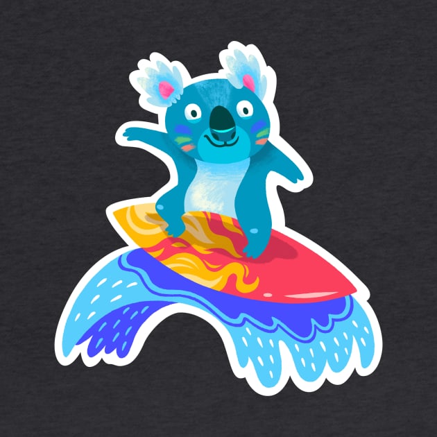 Koala Surfer by PenguinHouse